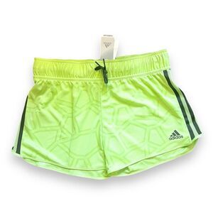 Adidas Women's Condivo 22 Soccer Training Shorts Color Pulse Lime Size Large NWT